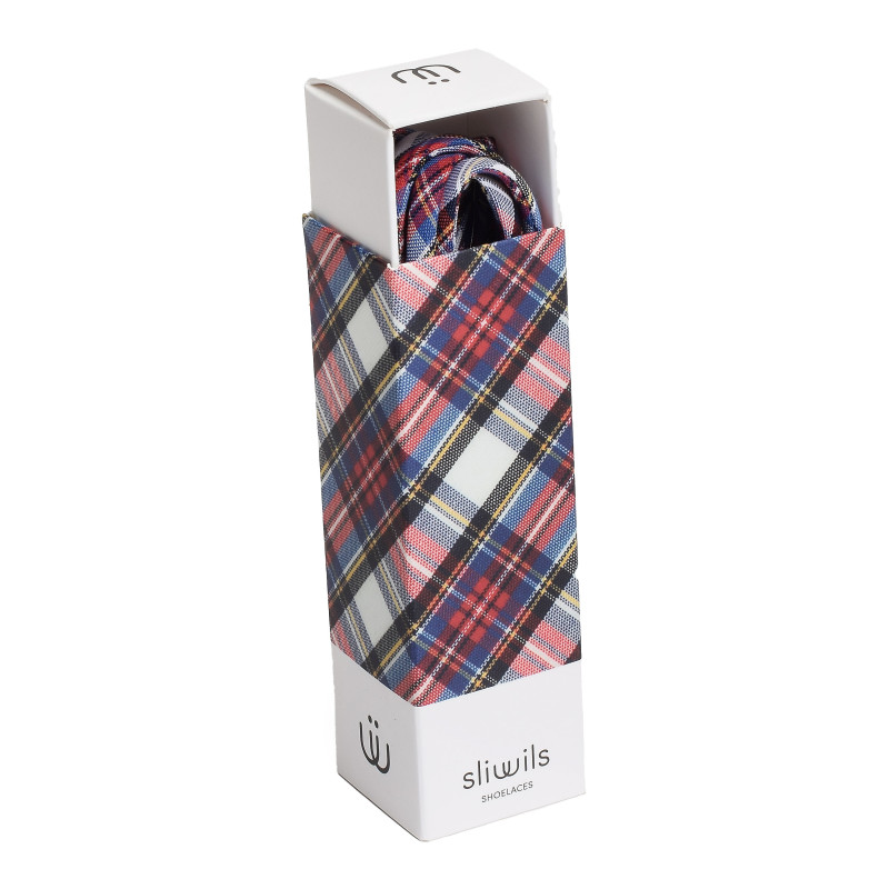 LACETS GENUINE Bleu Rouge, Lacets Sliwils
