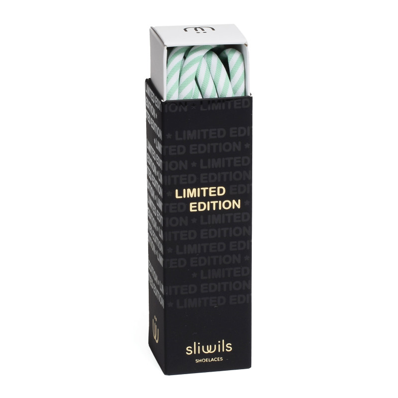 LACETS LTD EDITION Blanc Vert, Lacets Sliwils