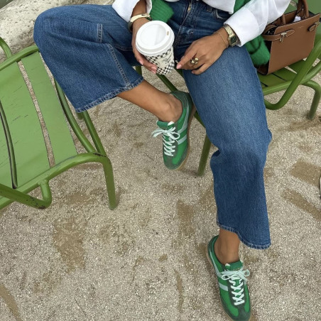 FIREFLY Vert Bleu, Baskets running Gola