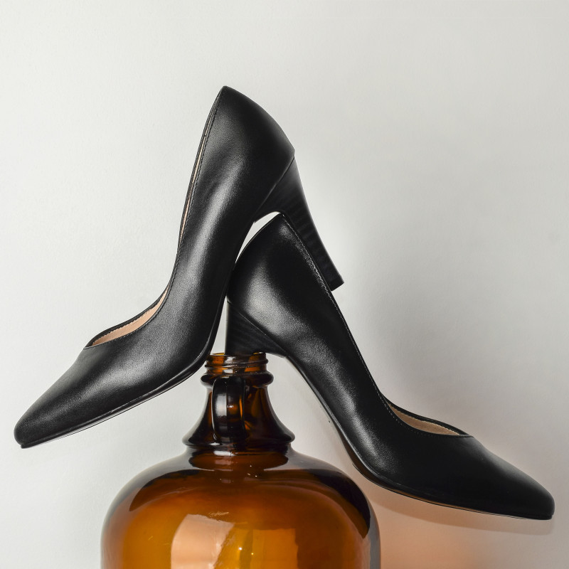 5530 Noir, Escarpins à bout pointu Patricia Miller