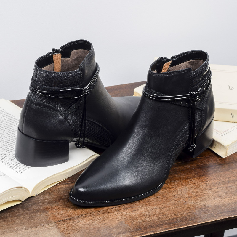 BANKS Noir, Bottines Fugitive