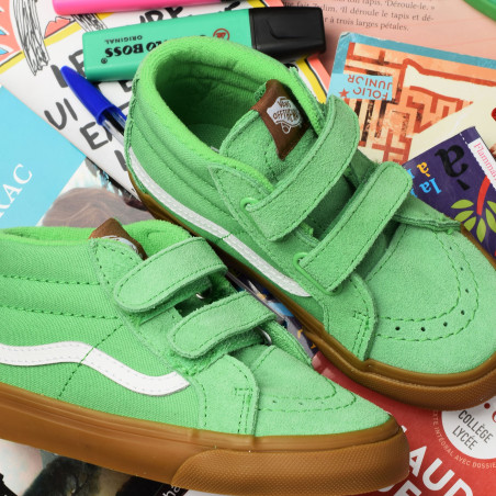 TD SK8 MID Vert, Baskets montantes Vans