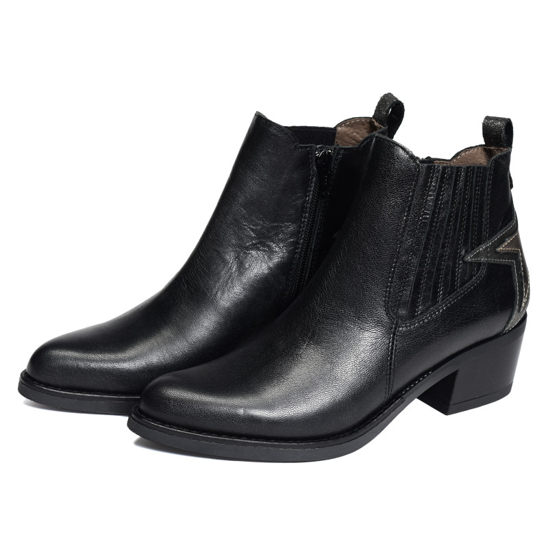 IVANO Noir, Santiags  MKD