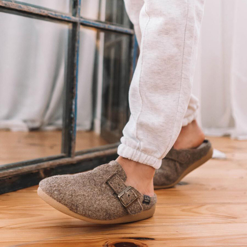 NORTON Taupe, Mules Toni Pons