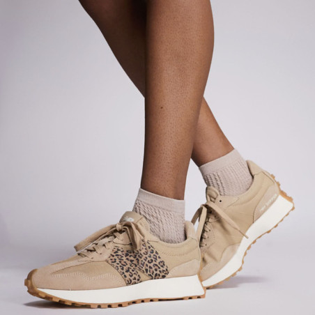 WS327 Beige Léopard, Baskets running New Balance