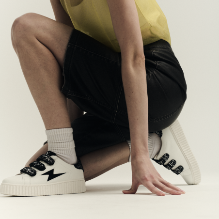 INGRID Blanc Noir, Sneakers basses Vanessa Wu