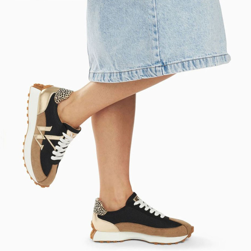 PIA Beige Noir, Baskets running Vanessa Wu