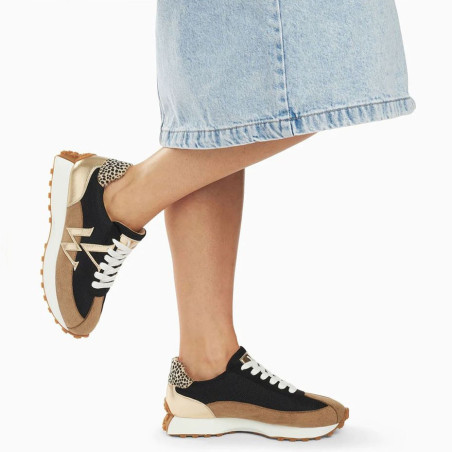 PIA Beige Noir, Baskets running Vanessa Wu