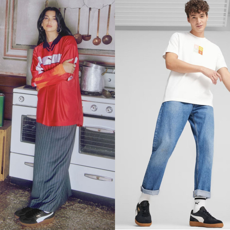 PALERMO Noir Blanc, Sneakers basses Puma