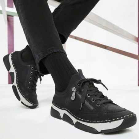 45973 Noir, Sneakers basses Rieker