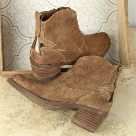 APRIL Marron, Santiags  MKD