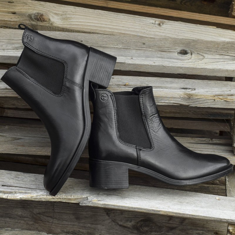 25026 Noir, Chelsea boots Tamaris