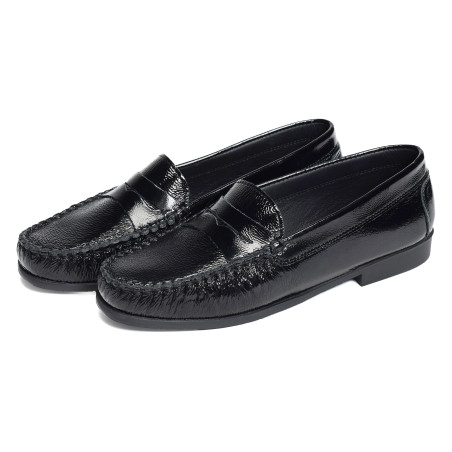 MOZARD Verni Noir, Mocassins Geo Reino