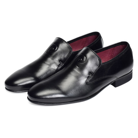 CURLIN Noir, Mocassins Pierre Cardin