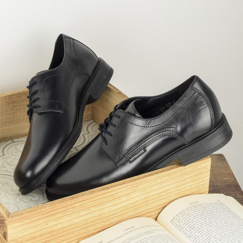 KEVIN Noir, Chaussures de Ville Mephisto