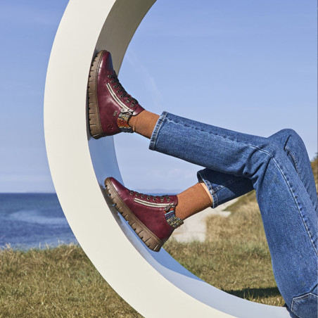 N1305 Bordeaux, Boots Rieker