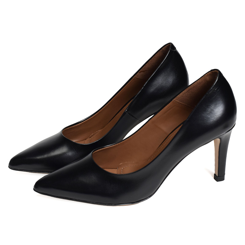 1850 Noir, Escarpins à bout pointu Zoï