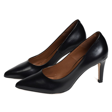 1850 Noir, Escarpins à bout pointu Zoï