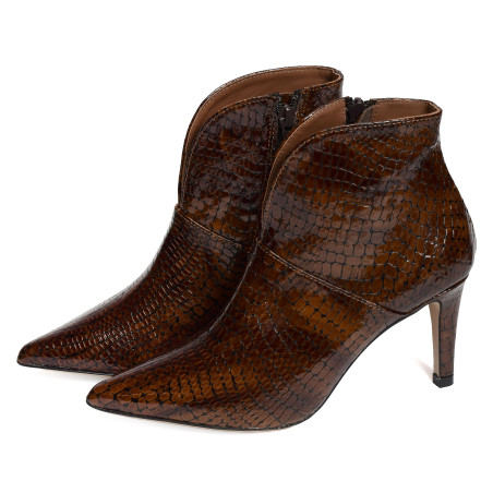 2510 Verni Marron, Bottines Zoï