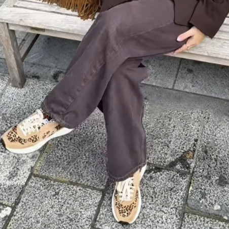 CARTER JOGGER Léopard, Baskets running No Name