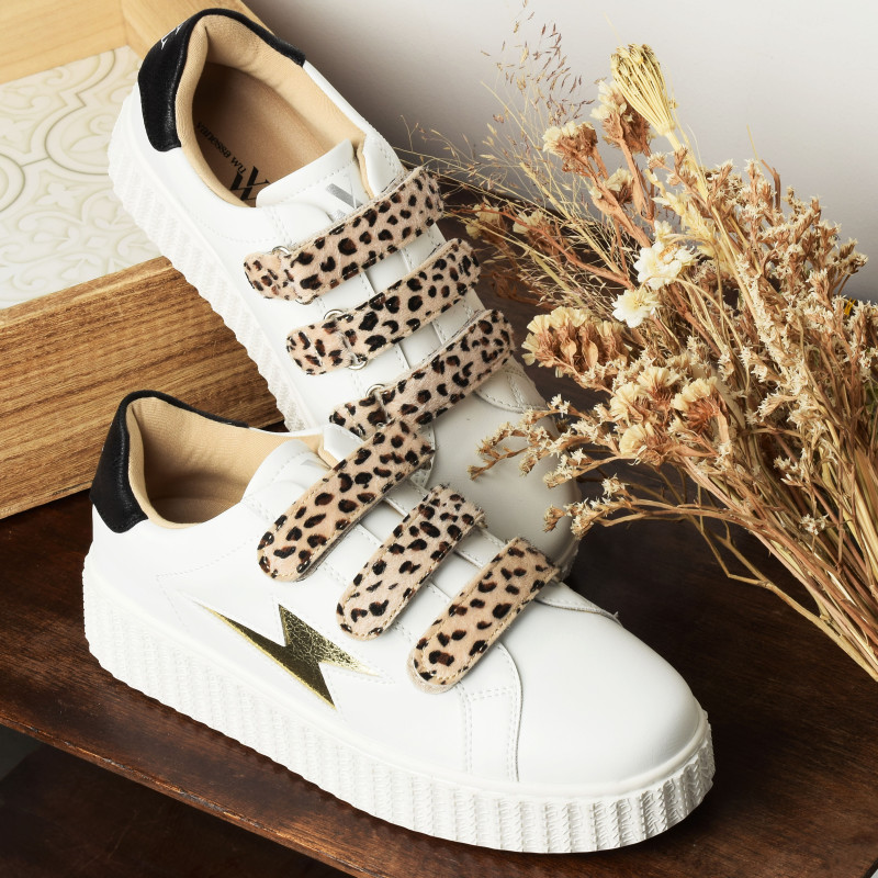 MAGGIE Léopard, Sneakers basses Vanessa Wu