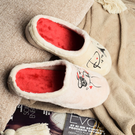 6504 Ecru, Mules La Maison de l'Espadrille