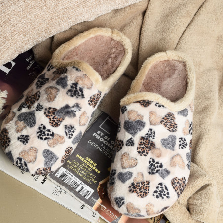 6240 Beige Multicolore, Mules La Maison de l'Espadrille