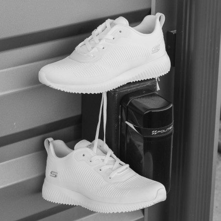 BOBS SQUAD TOUGH TALK Blanc, Baskets running Skechers