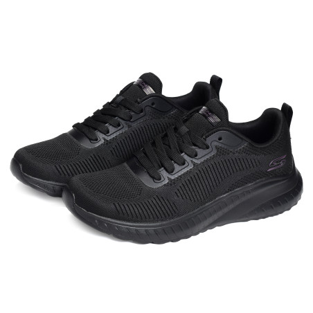 BOBS SQUAD CHAOS Noir, Baskets running Skechers