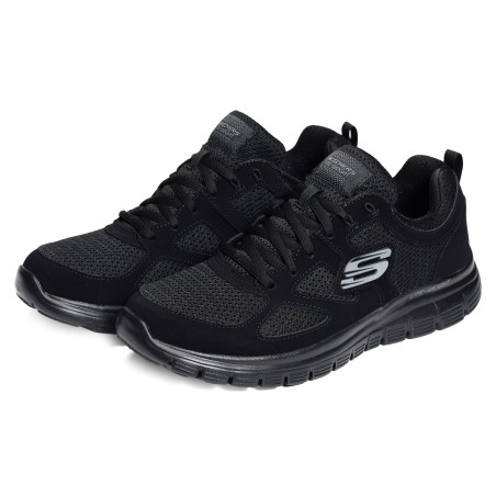 BURNS AGOURA Noir, Baskets running Skechers