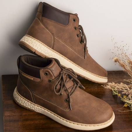GARLAN MAX Marron, Boots Skechers