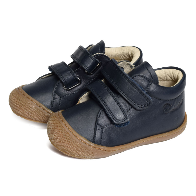 COCOON VELCRO BOY CLASSIC Marine, Chaussures à Scratch Naturino