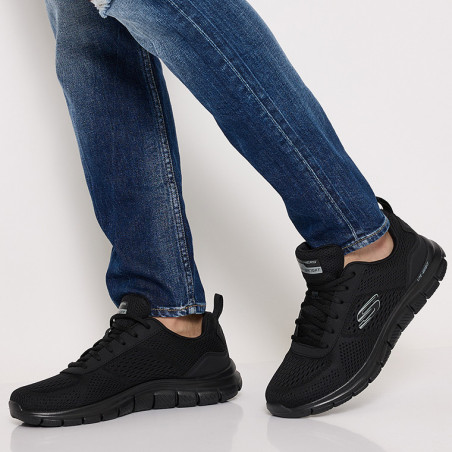 TRACK LESHUR Noir, Baskets running Skechers