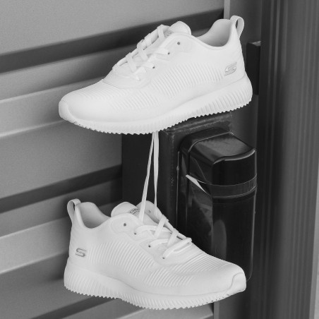 BOBS SQUAD TOUGH TALK Blanc, Baskets running Skechers