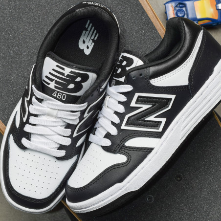 GSB480 Noir Blanc, Sneakers basses New Balance