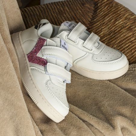 1124106 Blanc Rose, Sneakers basses Victoria