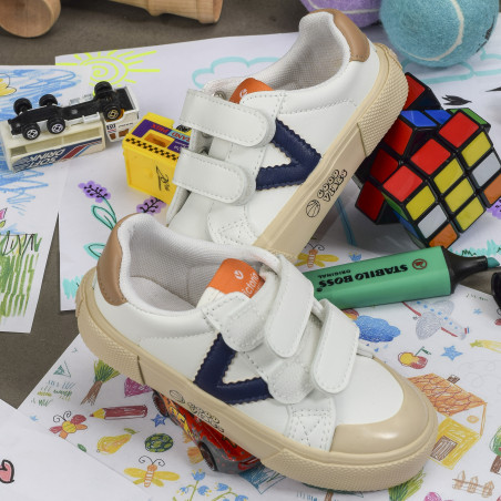 1065179 Blanc Marine, Sneakers basses Victoria