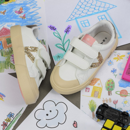 1065190 Blanc Rose, Sneakers basses Victoria