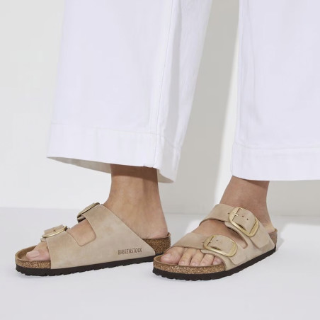 ARIZONA BIG BUCKLE LENB Sand, Mules Birkenstock