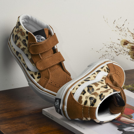 UY SK8 MID REISSUE V Marron Léopard, Baskets montantes Vans
