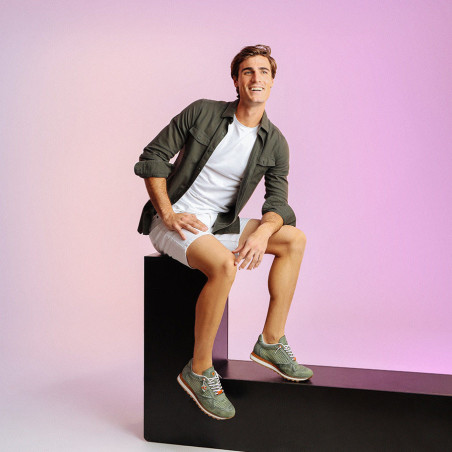 C848 Kaki, Baskets running Cetti