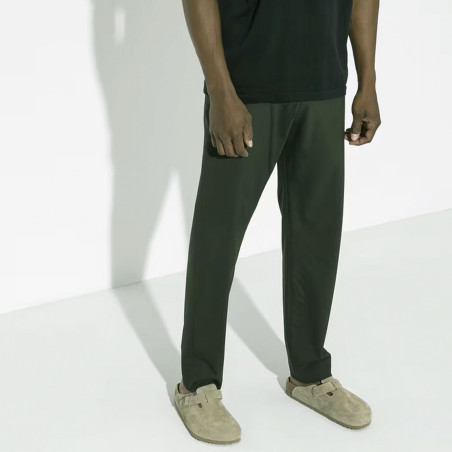 BOSTON SUEDE Kaki Beige, Sabots Birkenstock