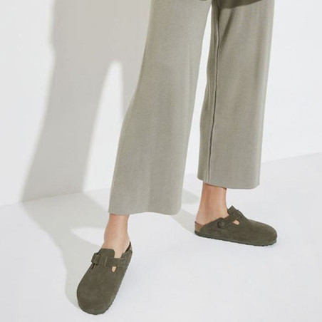 BOSTON W Kaki, Sabots Birkenstock