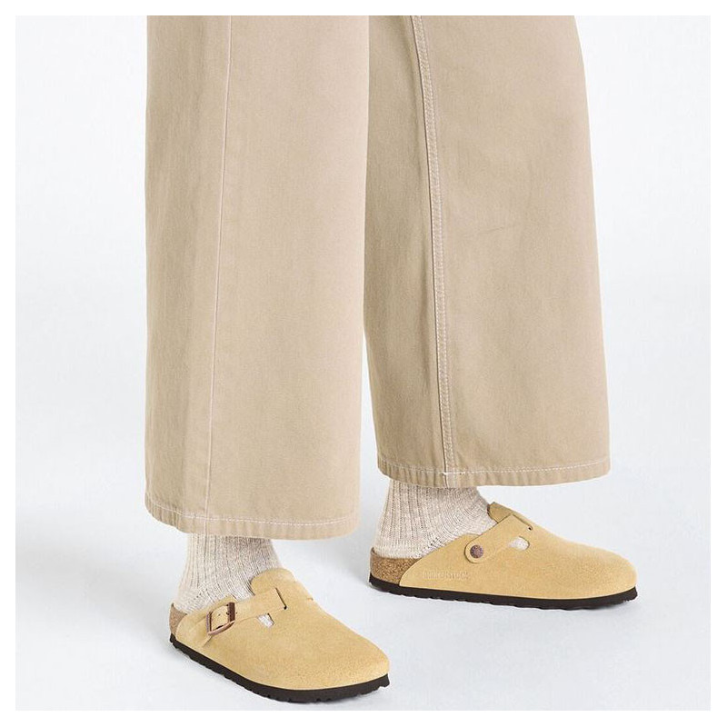 BOSTON W Beige, Sabots Birkenstock