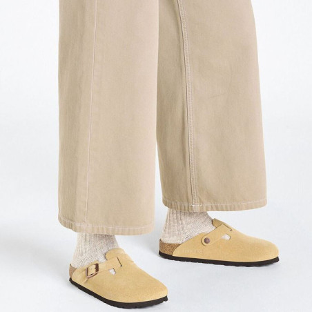 BOSTON W Beige, Sabots Birkenstock