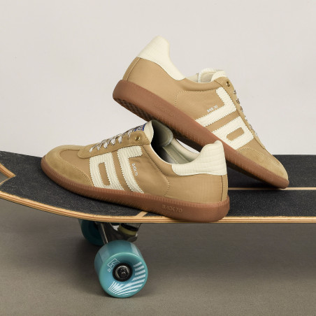 GHOST NYLON MEN Beige, Sneakers basses Back 70