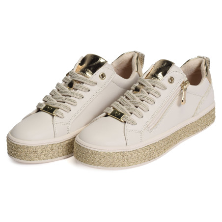 23715 Beige, Sneakers basses Marco Tozzi