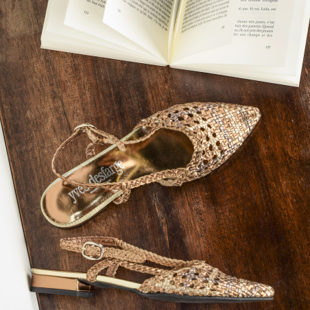 MANEL Platine, Slingback Yves Desfarge