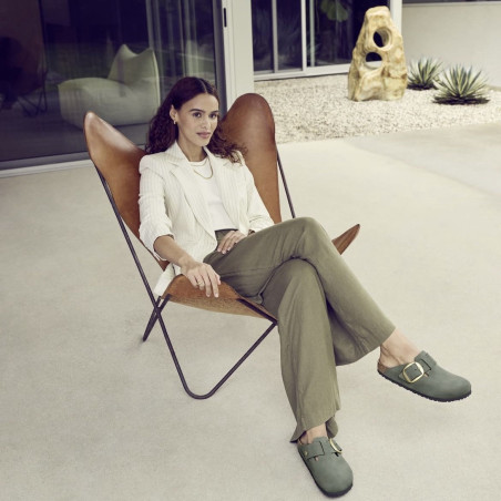 BOSTON BIG BUCKLE Kaki, Sabots Birkenstock