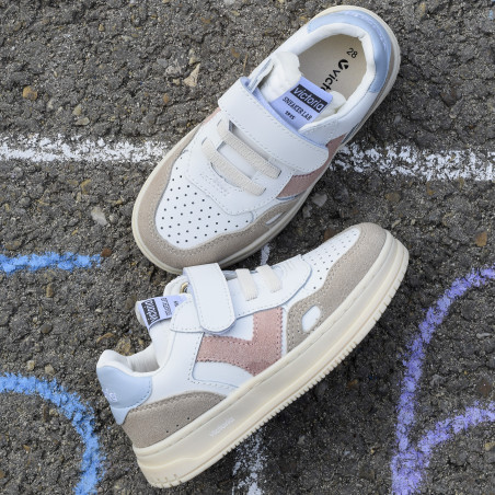 1257110 Blanc Rose, Sneakers basses Victoria